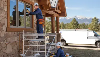 Plumber repairing a pipe in Colorado Springs, CO for plumbing repair service