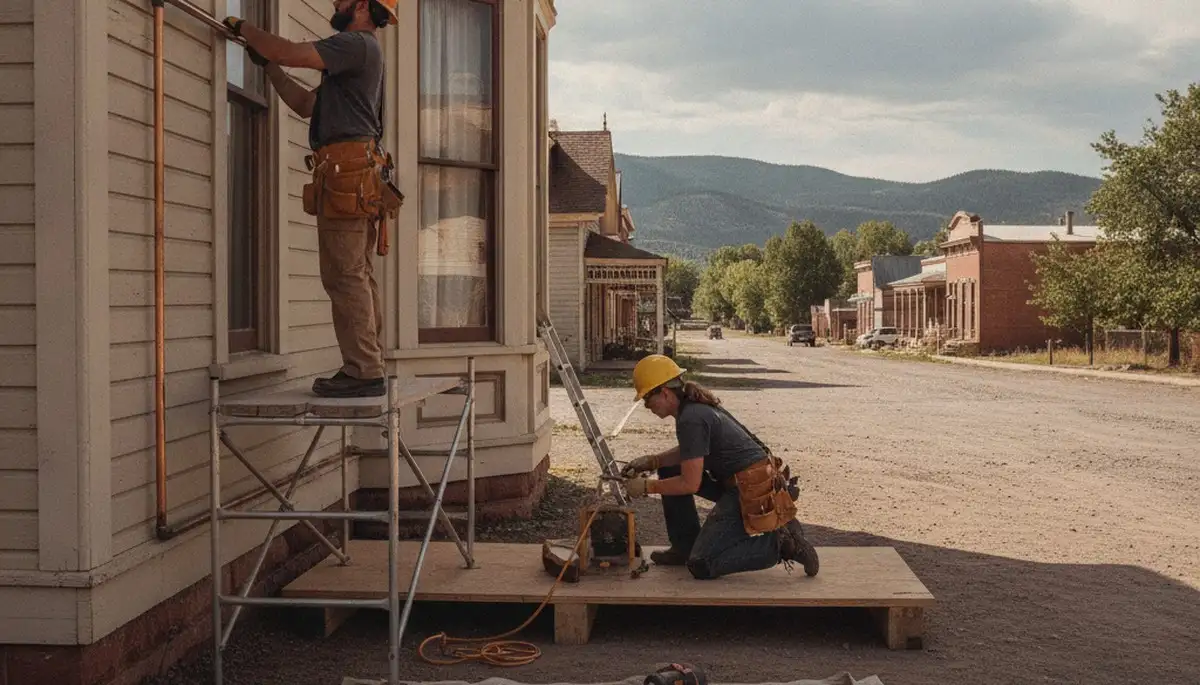 Colorado Springs, CO plumber repairing a pipe for a local plumbing service