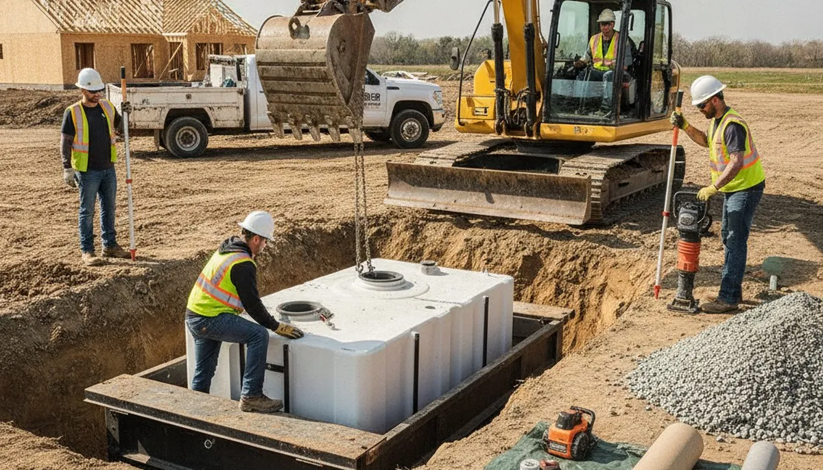Septic tank installation for Colorado Springs, CO homes by On Call Plumbers